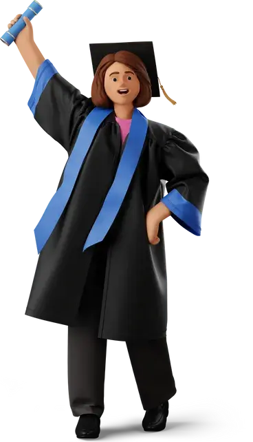 3d-business-graduated-student-showing-her-diploma_resultat 3d-business-graduated-student-showing-her-diploma_resultat